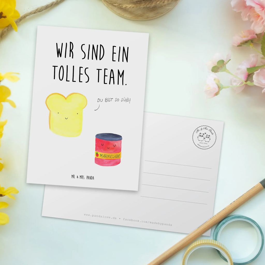 Postcard toast jam Einladungskarte, Ansichtskarte, Geburtstagskarte, Grußkarte, Dankeskarte, Einladung, Karte, Einladungskarten Geburtstag, Einladung Geburtstag, Ansichtskarten, Geschenkkarte, Postkarte, Tiermotive, Gute Laune, lustige Sprüche, Tiere, süß, Küche Spruch, süße Postkarte, Frühstück Einladung, Küche Deko, Brot, Toastbrot, Dreamteam, Toast, Marmelade