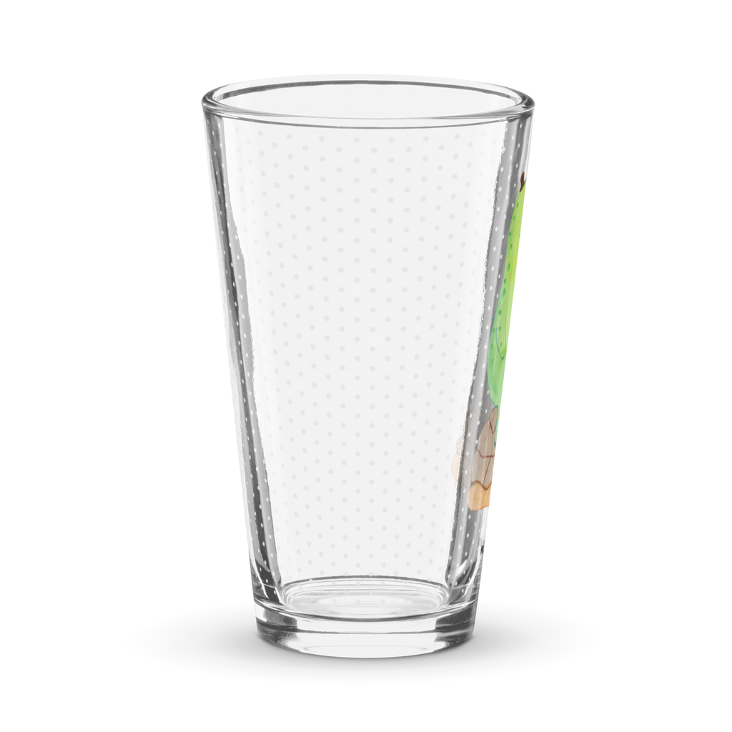 Premium Trinkglas Schildkröte pausiert Trinkglas, Glas, Pint Glas, Bierglas, Cocktail Glas, Wasserglas, Schildkröte, Achtsamkeit, Entschleunigen, achtsam