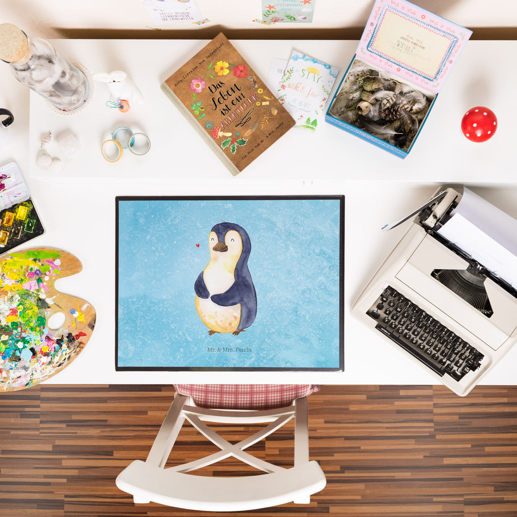 Schreibtischunterlage Pinguin Diät Schreibunterlage, Schreibtischauflage, Bürobedarf, Büroartikel, Schreibwaren, Schreibtisch Unterlagen, Schreibtischunterlage Groß, Pinguin, Pinguine, Diät, Abnehmen, Abspecken, Gewicht, Motivation, Selbstliebe, Körperliebe, Selbstrespekt