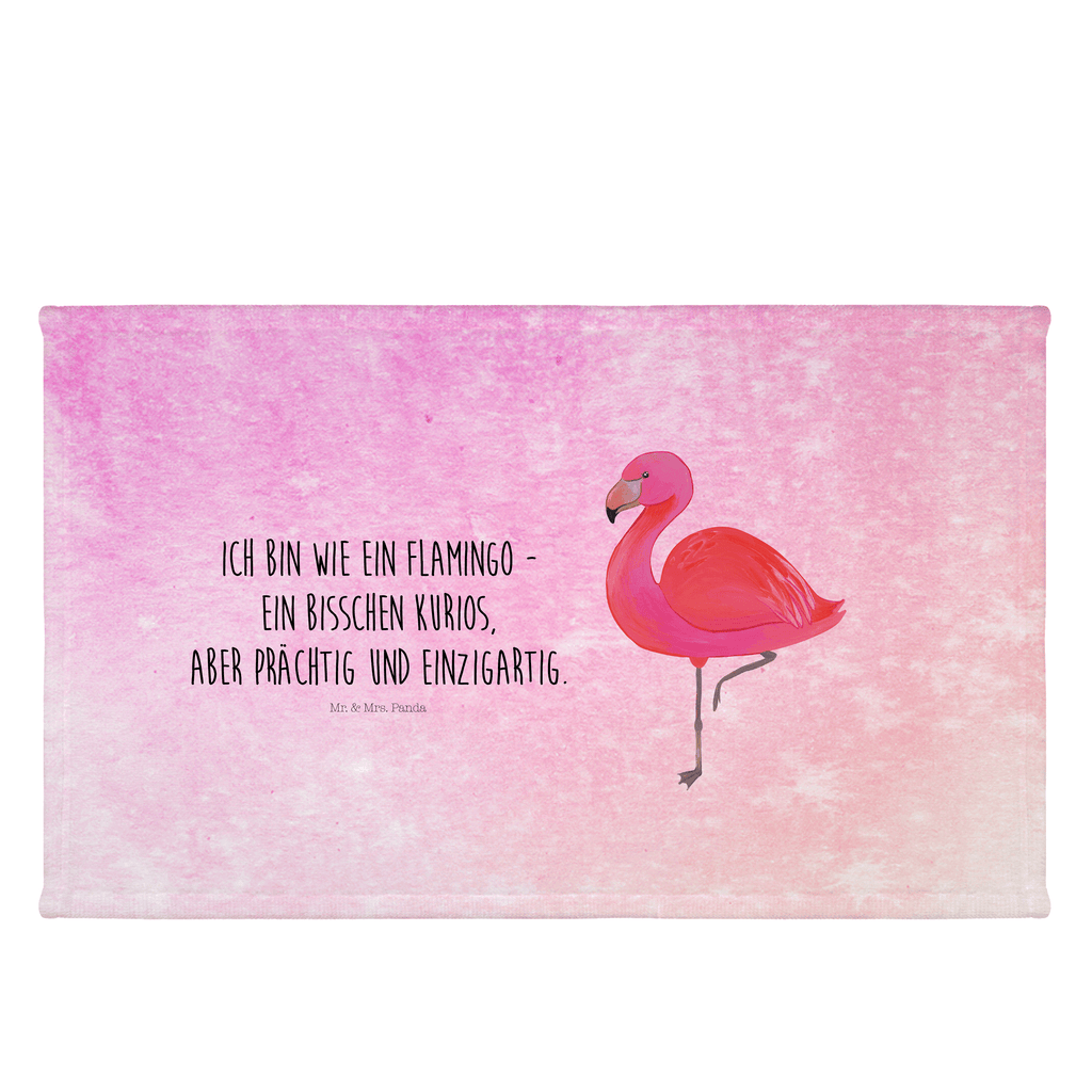 Handtuch Flamingo classic Duschtuch, Badetuch, Strandtuch, Saunatuch, Kinder Handtuch, Flamingo, Einzigartig, Selbstliebe, Stolz, ich, für mich, Spruch, Freundin, Freundinnen, Außenseiter, Sohn, Tochter, Geschwister