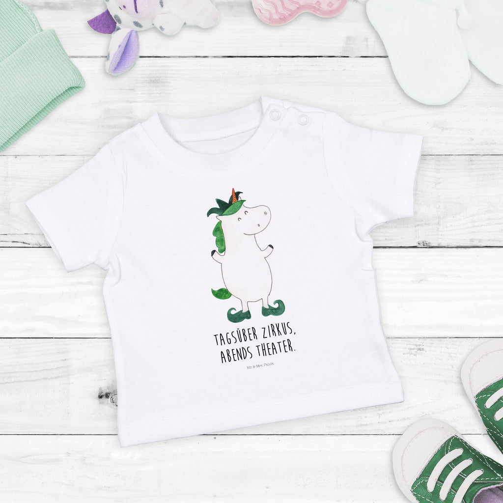 Organic Baby Shirt Einhorn Joker Baby T-Shirt, Jungen Baby T-Shirt, Mädchen Baby T-Shirt, Shirt, Einhorn, Einhörner, Einhorn Deko, Pegasus, Unicorn, Hofnarr, Kasper, Gaukler, Mittelalter