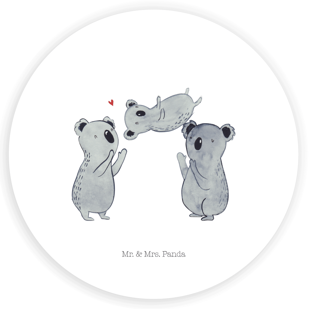 Rund Aufkleber Koala Feiern Sich Sticker, Aufkleber, Etikett, Kinder, rund, Geburtstag, Geburtstagsgeschenk, Geschenk, Koala, Familie, Kind, Eltern, Herz, Liebe