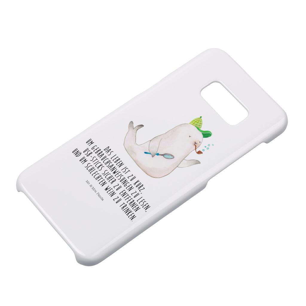 Handyhülle Robbe Sherlock Samsung Galaxy S9, Handyhülle, Smartphone Hülle, Handy Case, Handycover, Hülle, Tiermotive, Gute Laune, lustige Sprüche, Tiere