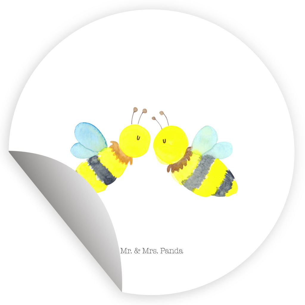 Rund Aufkleber Biene Liebe Sticker, Aufkleber, Etikett, Biene, Wespe, Hummel