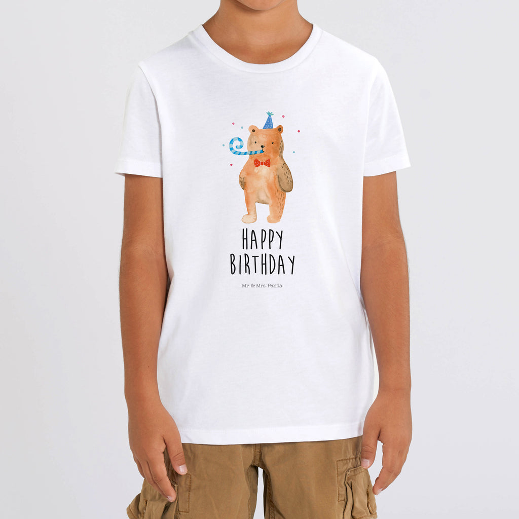 Organic Kinder T-Shirt Bär Geburtstag Kinder T-Shirt, Kinder T-Shirt Mädchen, Kinder T-Shirt Jungen, Bär, Teddy, Teddybär, Happy Birthday, Alles Gute, Glückwunsch, Geburtstag