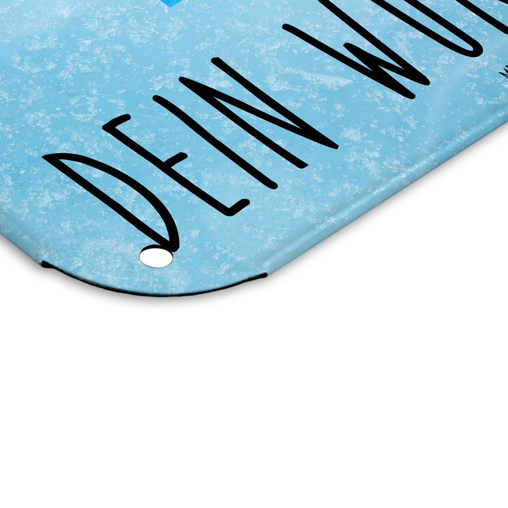 Personalisiertes Blechschild Pinguin Surfer Blechschild, Metallschild, Geschenk Schild, Schild, Magnet-Metall-Schild, Deko Schild, Wandschild, Wand-Dekoration, Türschild, Pinguin, Pinguine, surfen, Surfer, Hawaii, Urlaub, Wellen, Wellen reiten, Portugal
