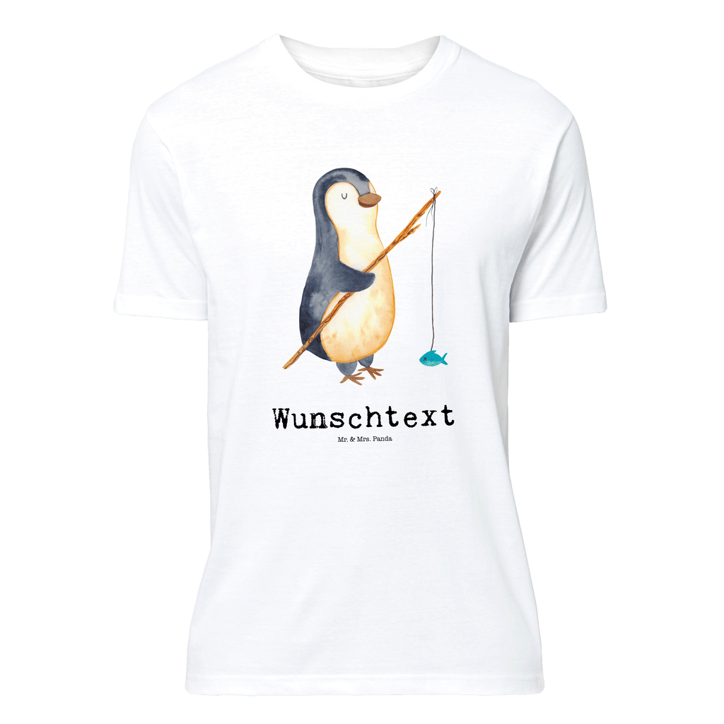 Personalisiertes T-Shirt Pinguin Angler T-Shirt Personalisiert, T-Shirt mit Namen, T-Shirt mit Aufruck, Männer, Frauen, Pinguin, Pinguine, Angeln, Angler, Tagträume, Hobby, Plan, Planer, Tagesplan, Neustart, Motivation, Geschenk, Freundinnen, Geschenkidee, Urlaub, Wochenende