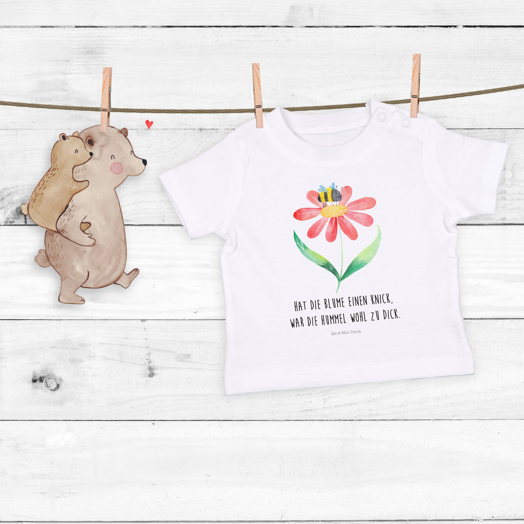 Organic Baby Shirt Hummel Blume Baby T-Shirt, Jungen Baby T-Shirt, Mädchen Baby T-Shirt, Shirt, Tiermotive, Gute Laune, lustige Sprüche, Tiere, Hummel, Blume, Wespe, Flauschig, Natur, Feld, Hummeln, Biene