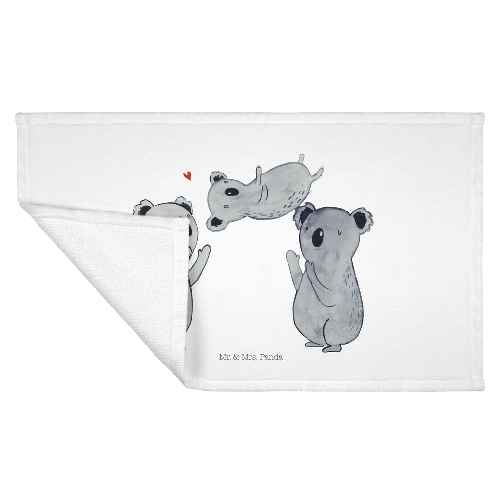 Handtuch Koala Feiern Sich Handtuch, Badehandtuch, Badezimmer, Handtücher, groß, Kinder, Baby, Geburtstag, Geburtstagsgeschenk, Geschenk, Koala, Familie, Kind, Eltern, Herz, Liebe