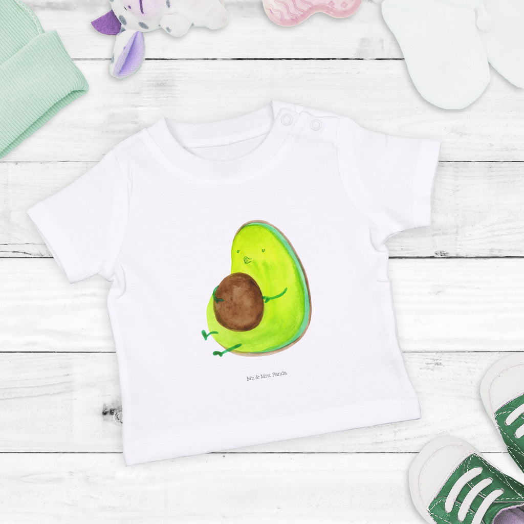 Organic Baby Shirt Avocado Pfeifen Baby T-Shirt, Jungen Baby T-Shirt, Mädchen Baby T-Shirt, Shirt, Avocado, Veggie, Vegan, Gesund, Diät, Abnehmen, Ernährung, dick sein, Pummelfee