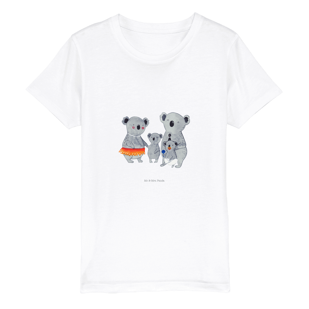 Organic Kinder T-Shirt Koala Familie Kinder T-Shirt, Kinder T-Shirt Mädchen, Kinder T-Shirt Jungen, Familie, Vatertag, Muttertag, Bruder, Schwester, Mama, Papa, Oma, Opa, Koala, Koalas, Family, Kinder, Geschwister, Familienleben