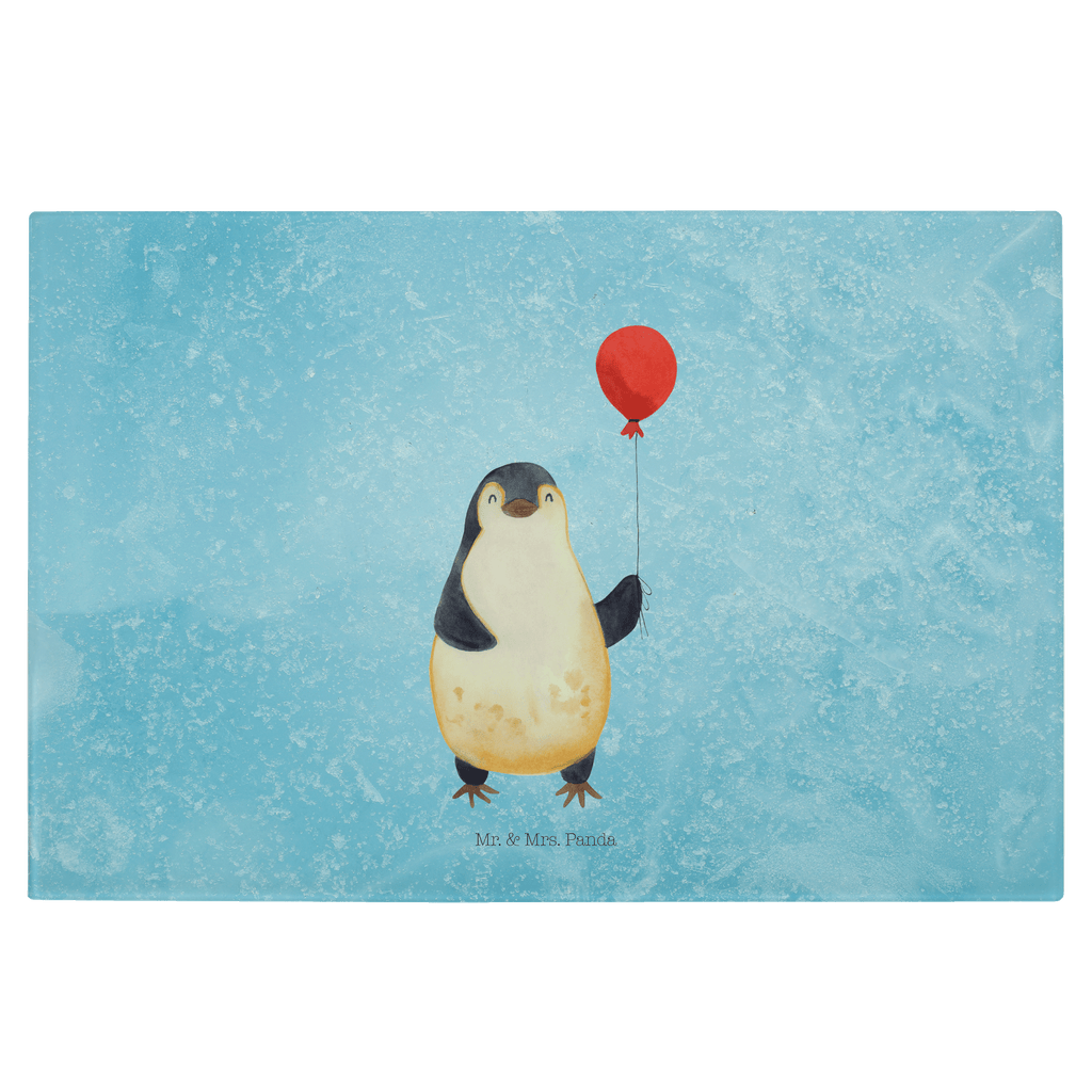 Glasschneidebrett Pinguin Luftballon Glasschneidebrett, Schneidebrett, Pinguin, Pinguine, Luftballon, Tagträume, Lebenslust, Geschenk Freundin, Geschenkidee, beste Freundin, Motivation, Neustart, neues Leben, Liebe, Glück