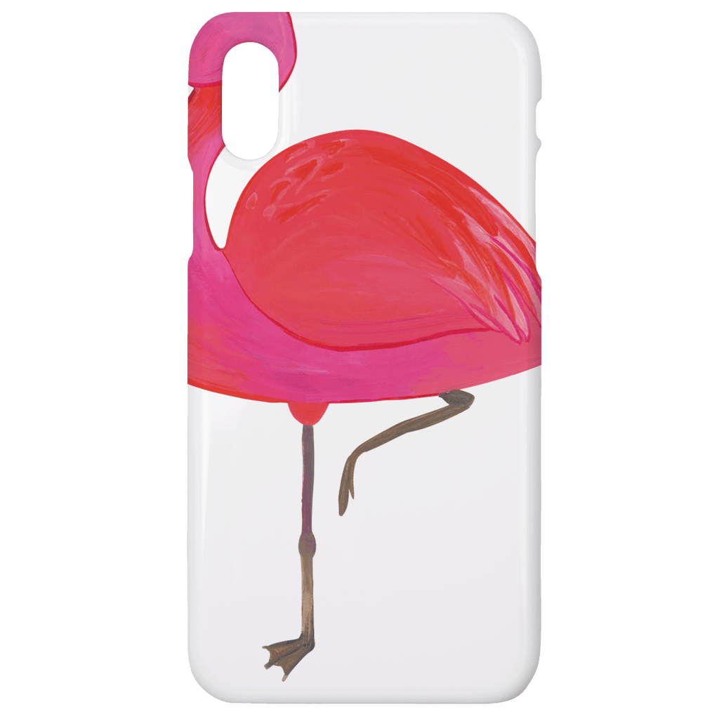 Handyhülle Flamingo Classic Handyhülle, Handycover, Cover, Handy, Hülle, Iphone 10, Iphone X, Flamingo, Einzigartig, Selbstliebe, Stolz, ich, für mich, Spruch, Freundin, Freundinnen, Außenseiter, Sohn, Tochter, Geschwister