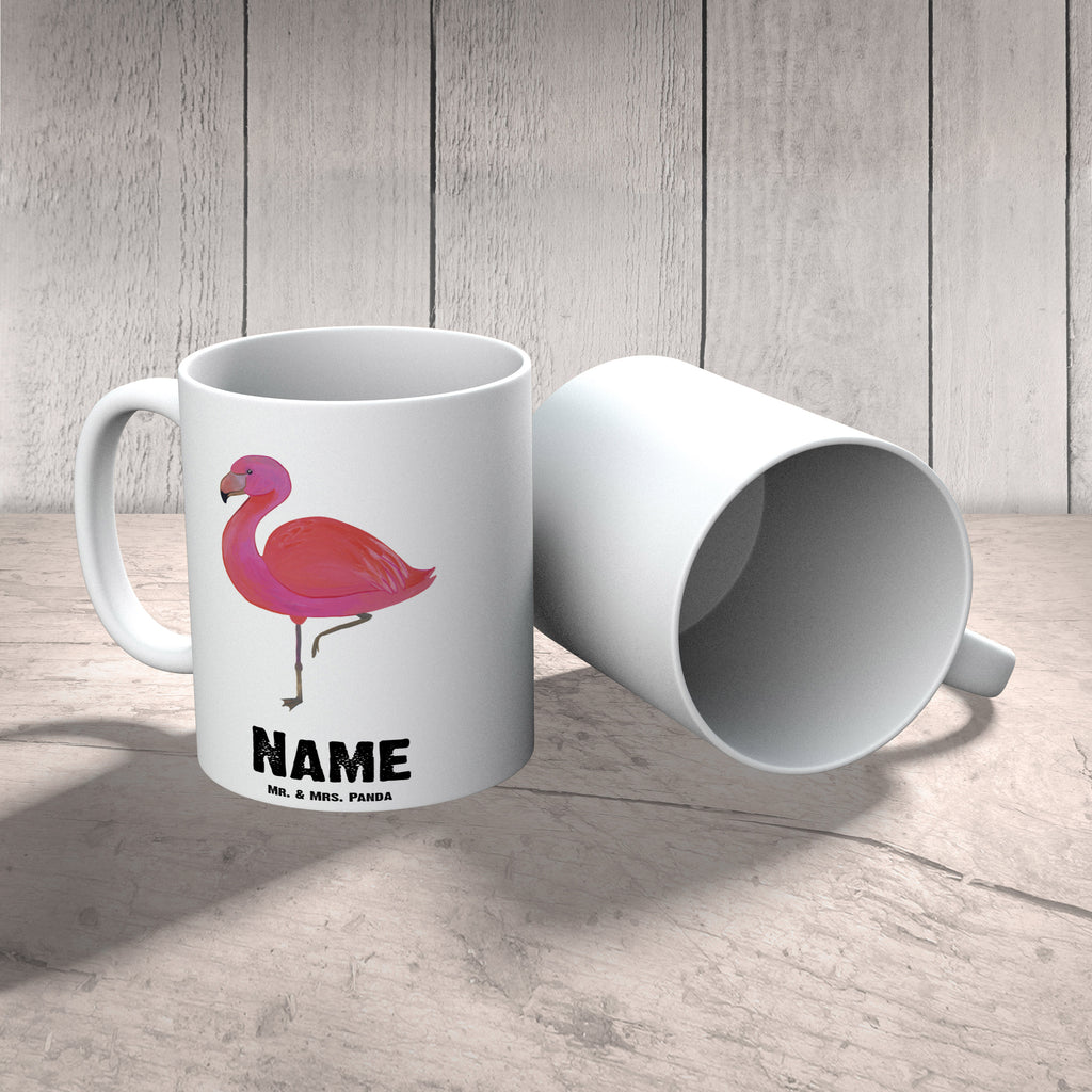 Personalisierte Tasse Flamingo classic Personalisierte Tasse, Namenstasse, Wunschname, Personalisiert, Tasse, Namen, Drucken, Tasse mit Namen, Flamingo, Einzigartig, Selbstliebe, Stolz, ich, für mich, Spruch, Freundin, Freundinnen, Außenseiter, Sohn, Tochter, Geschwister