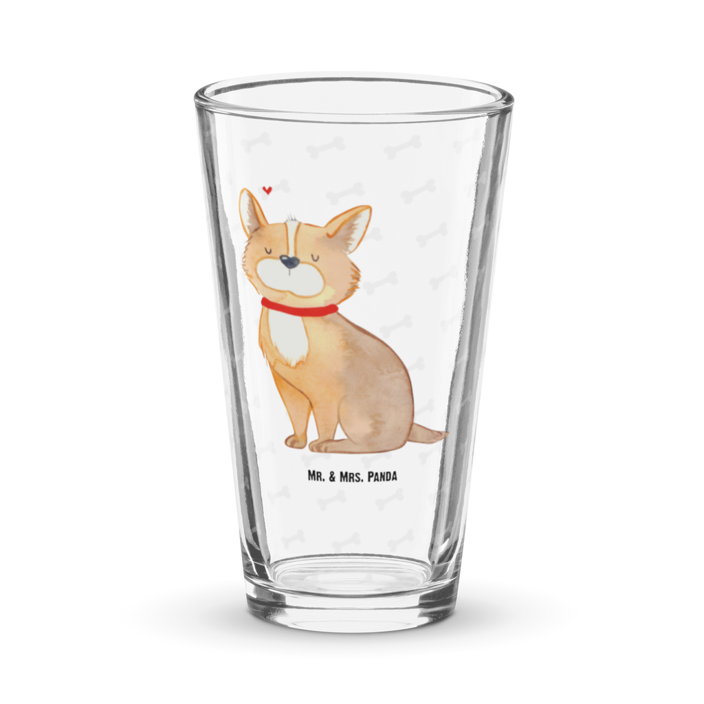 Premium Trinkglas Hundeglück Trinkglas, Glas, Pint Glas, Bierglas, Cocktail Glas, Wasserglas, Hund, Hundemotiv, Haustier, Hunderasse, Tierliebhaber, Hundebesitzer, Sprüche, Corgie, Hundeliebe, Spruch, Hundemama, Liebe