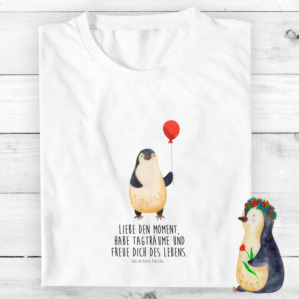 Organic Kinder T-Shirt Pinguin Luftballon Kinder T-Shirt, Kinder T-Shirt Mädchen, Kinder T-Shirt Jungen, Pinguin, Pinguine, Luftballon, Tagträume, Lebenslust, Geschenk Freundin, Geschenkidee, beste Freundin, Motivation, Neustart, neues Leben, Liebe, Glück
