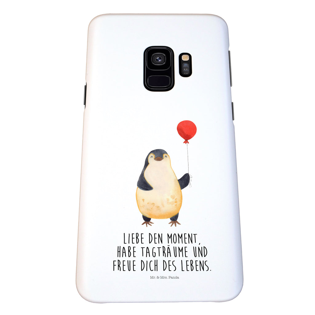 Handyhülle Pinguin Luftballon Samsung Galaxy S9, Handyhülle, Smartphone Hülle, Handy Case, Handycover, Hülle, Pinguin, Pinguine, Luftballon, Tagträume, Lebenslust, Geschenk Freundin, Geschenkidee, beste Freundin, Motivation, Neustart, neues Leben, Liebe, Glück