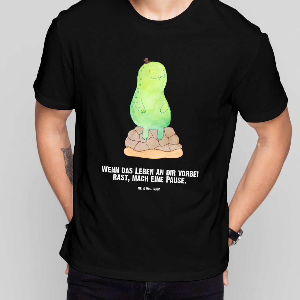 Personalisiertes T-Shirt Schildkröte pausiert T-Shirt Personalisiert, T-Shirt mit Namen, T-Shirt mit Aufruck, Männer, Frauen, Wunschtext, Bedrucken, Schildkröte, Achtsamkeit, Entschleunigen, achtsam