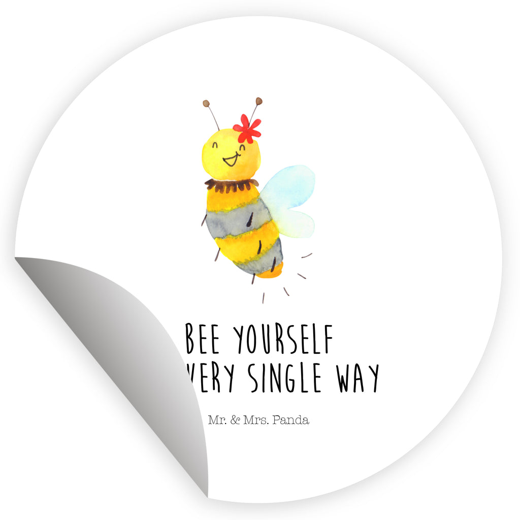 Rund Aufkleber Biene Blume Sticker, Aufkleber, Etikett, Kinder, rund, Biene, Wespe, Hummel