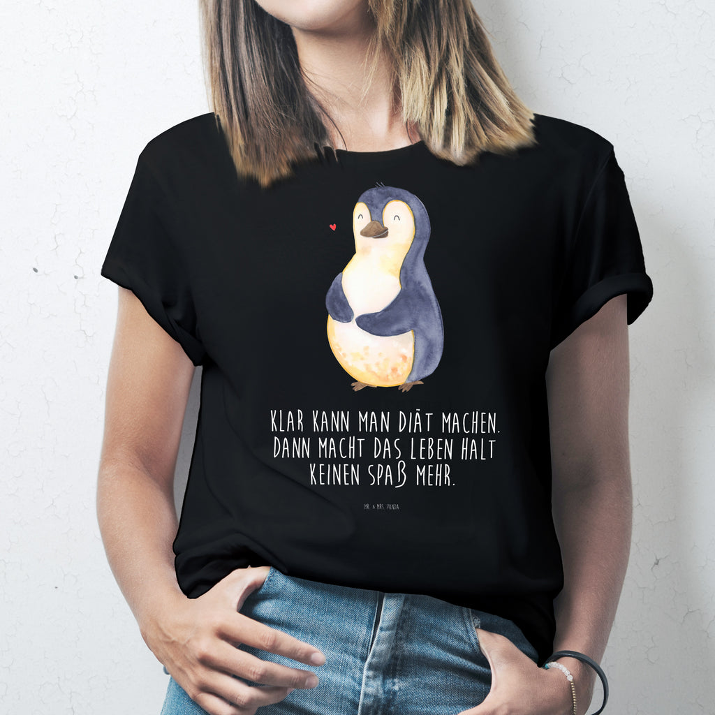 T-Shirt Standard Pinguin Diät T-Shirt, Shirt, Tshirt, Lustiges T-Shirt, T-Shirt mit Spruch, Party, Junggesellenabschied, Jubiläum, Geburstag, Herrn, Damen, Männer, Frauen, Schlafshirt, Nachthemd, Sprüche, Pinguin, Pinguine, Diät, Abnehmen, Abspecken, Gewicht, Motivation, Selbstliebe, Körperliebe, Selbstrespekt