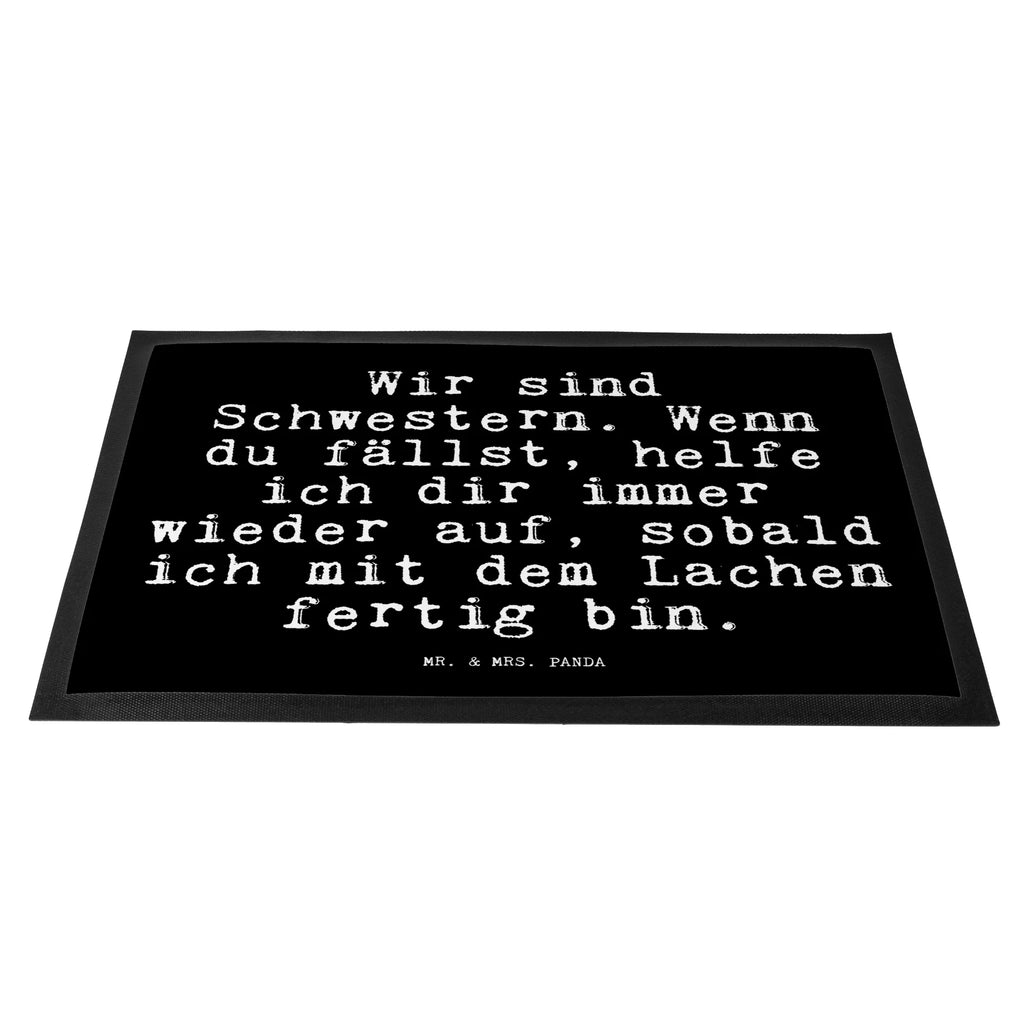 Doormat Wir sind Schwestern. Wenn... Türvorleger, Schmutzmatte, Fußabtreter, Matte, Schmutzfänger, Fußabstreifer, Schmutzfangmatte, Türmatte, Motivfußmatte, Haustürmatte, Vorleger, Fussmatten, Fußmatten, Gummimatte, Fußmatte außen, Fußmatte innen, Fussmatten online, Gummi Matte, Sauberlaufmatte, Fußmatte waschbar, Fußmatte outdoor, Schmutzfangmatte waschbar, Eingangsteppich, Fußabstreifer außen, Fußabtreter außen, Schmutzfangteppich, Fußmatte außen wetterfest, Spruch, Sprüche, lustige Sprüche, Weisheiten, Zitate, Spruch Geschenke, Glizer Spruch Sprüche Weisheiten Zitate Lustig Weisheit Worte