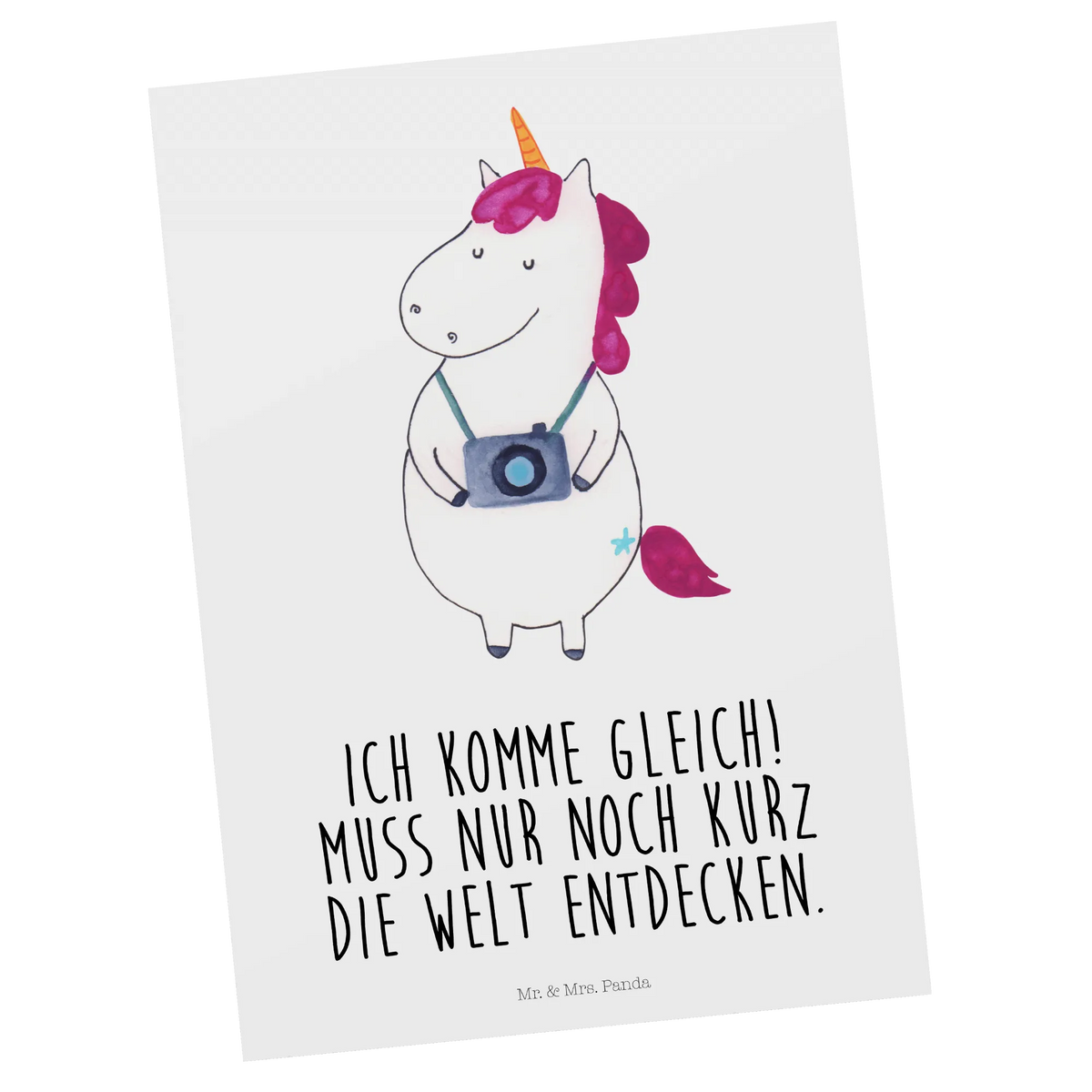 Postkarte Einhorn Fotograf spruchkarte, Postkarte, Kunstkarten, Designkarte, kunstkarte, Fotokarte, Postkarten, bildkarte, Ansichtskarte, einzelkarte, Ansichtskarten, Grußkarte, Motivkarte, Unicorn, Einhorn, Einhörner, Einhorn Deko, Reise, Urlaub, Kurztrip, Fotograf, Fotografie, Weltreise, Weltenbummler, Städtereise, Reisen, Tourist, Kamera