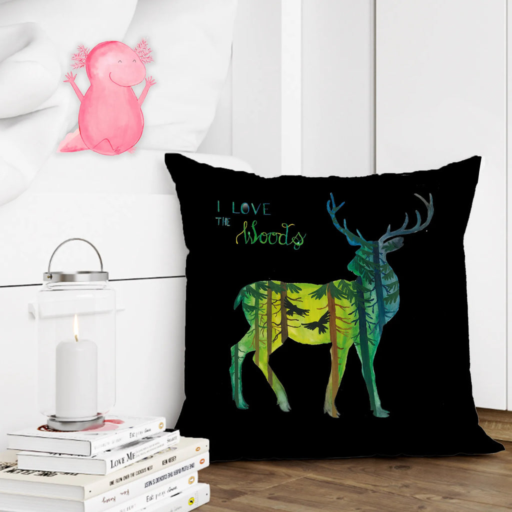 40x40 Kissen Hirsch I love the woods Sofakissen, Kissen 40x40 Waschbar, Sofakissen 40x40, Kissenhülle 40x40, Kissen, sofakissen, Kopfkissen 40x40, Zierkissen, Motivkissen, Dekokissen Sofa, Dekokissen, Kissen 40x40, sitzkissen, Kopfkissen, Dekokissen 40x40, Kissenbezug 40x40, Kissenbezüge, Couchkissen, Kissenhülle, Blumen Deko, Frühlings Deko, Sommer Deko, Dekoration, positive Botschaft, Naturliebhaber, Outdoor, Natur, Abenteuer, Hirsch, woods, Wald