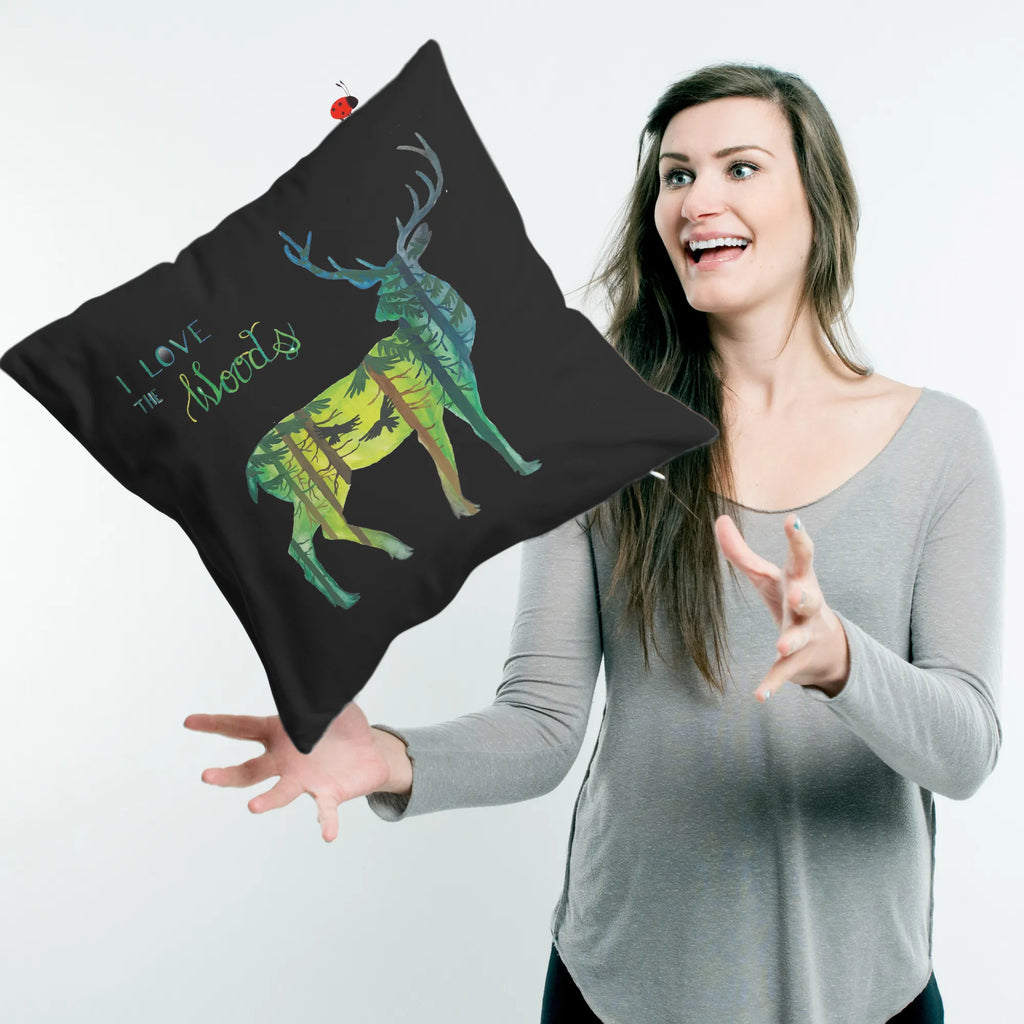 40x40 Kissen Hirsch I love the woods Sofakissen, Kissen 40x40 Waschbar, Sofakissen 40x40, Kissenhülle 40x40, Kissen, sofakissen, Kopfkissen 40x40, Zierkissen, Motivkissen, Dekokissen Sofa, Dekokissen, Kissen 40x40, sitzkissen, Kopfkissen, Dekokissen 40x40, Kissenbezug 40x40, Kissenbezüge, Couchkissen, Kissenhülle, Blumen Deko, Frühlings Deko, Sommer Deko, Dekoration, positive Botschaft, Naturliebhaber, Outdoor, Natur, Abenteuer, Hirsch, woods, Wald