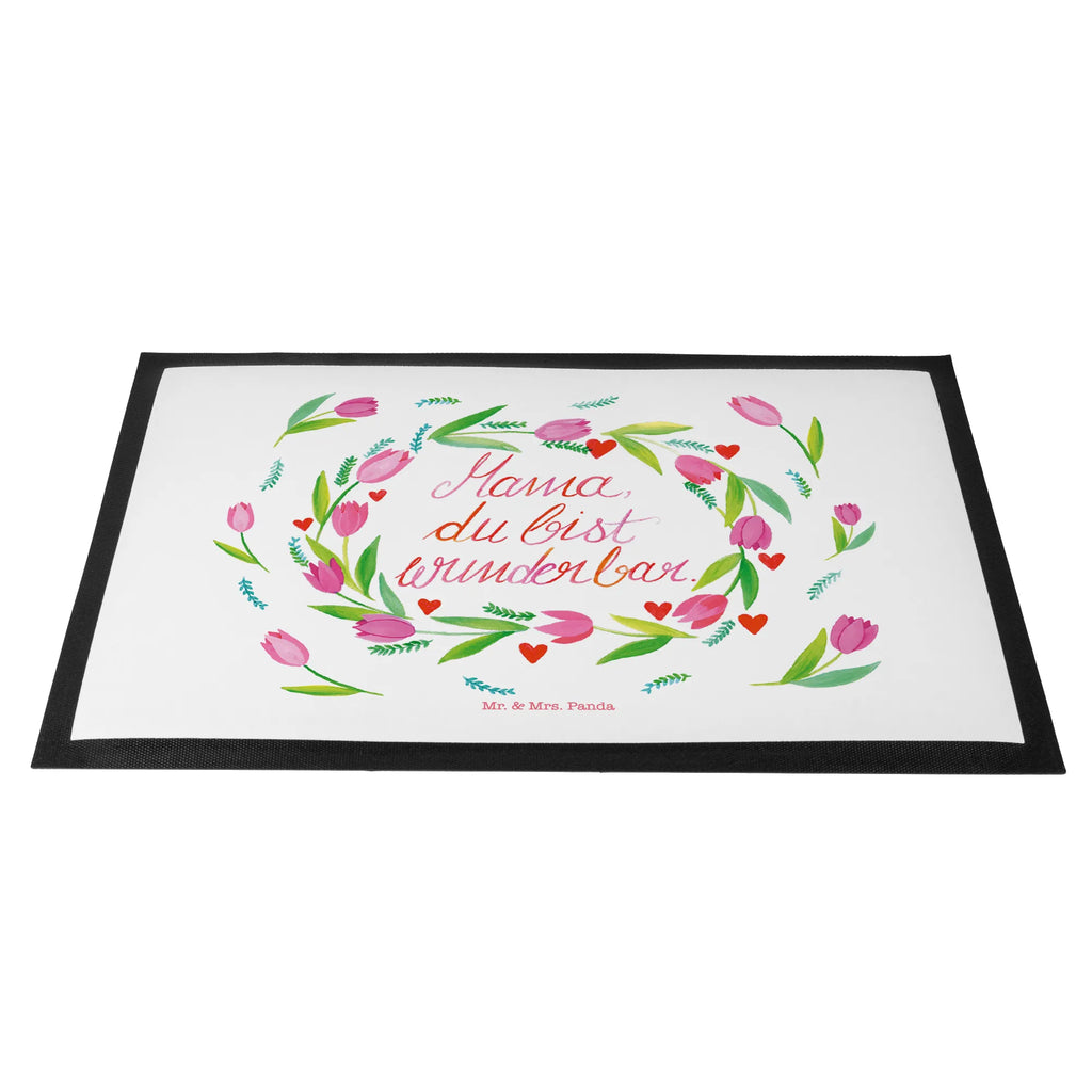 Doormat Mama Tulips Nature, joy of life, love, Mom