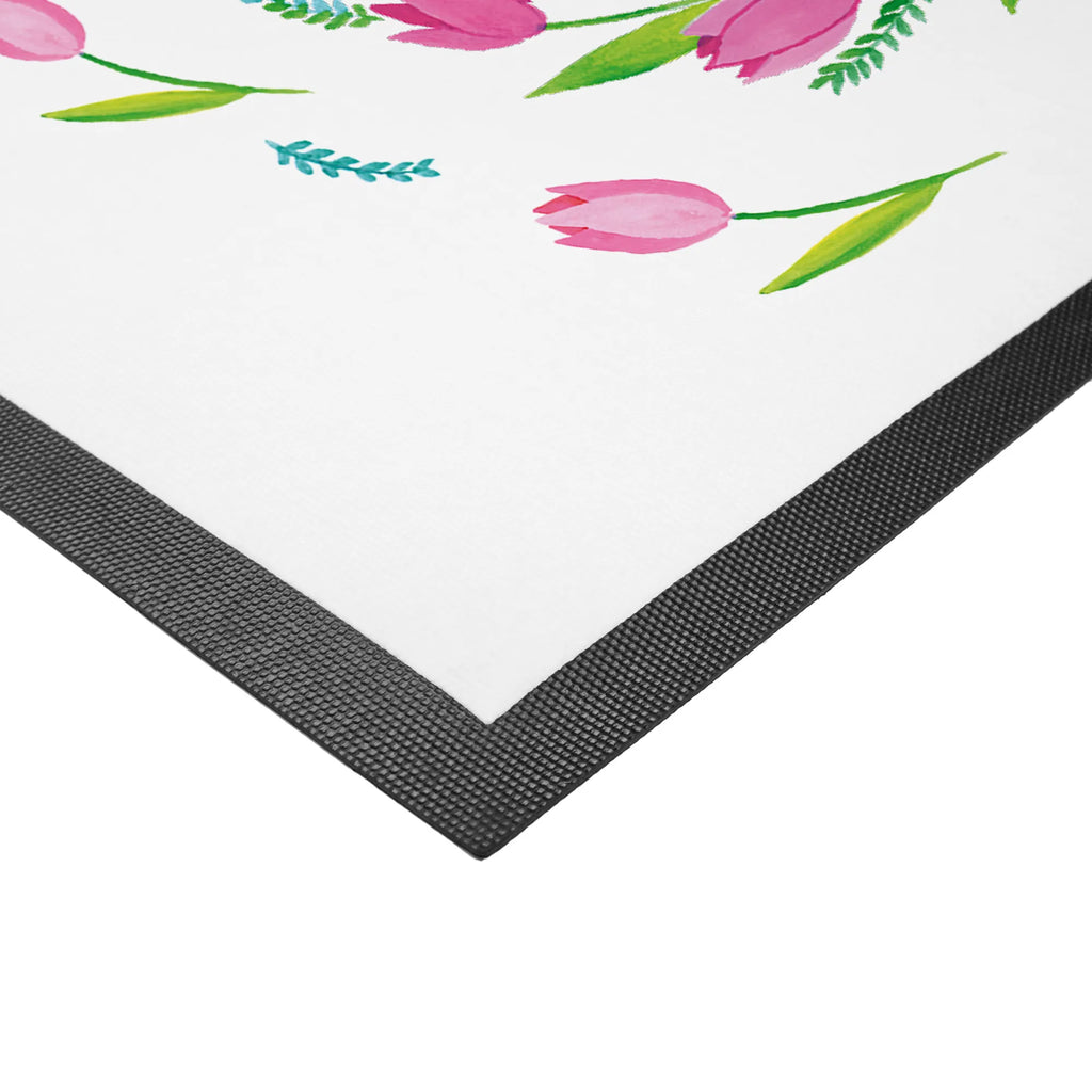 Doormat Mama Tulips Nature, joy of life, love, Mom