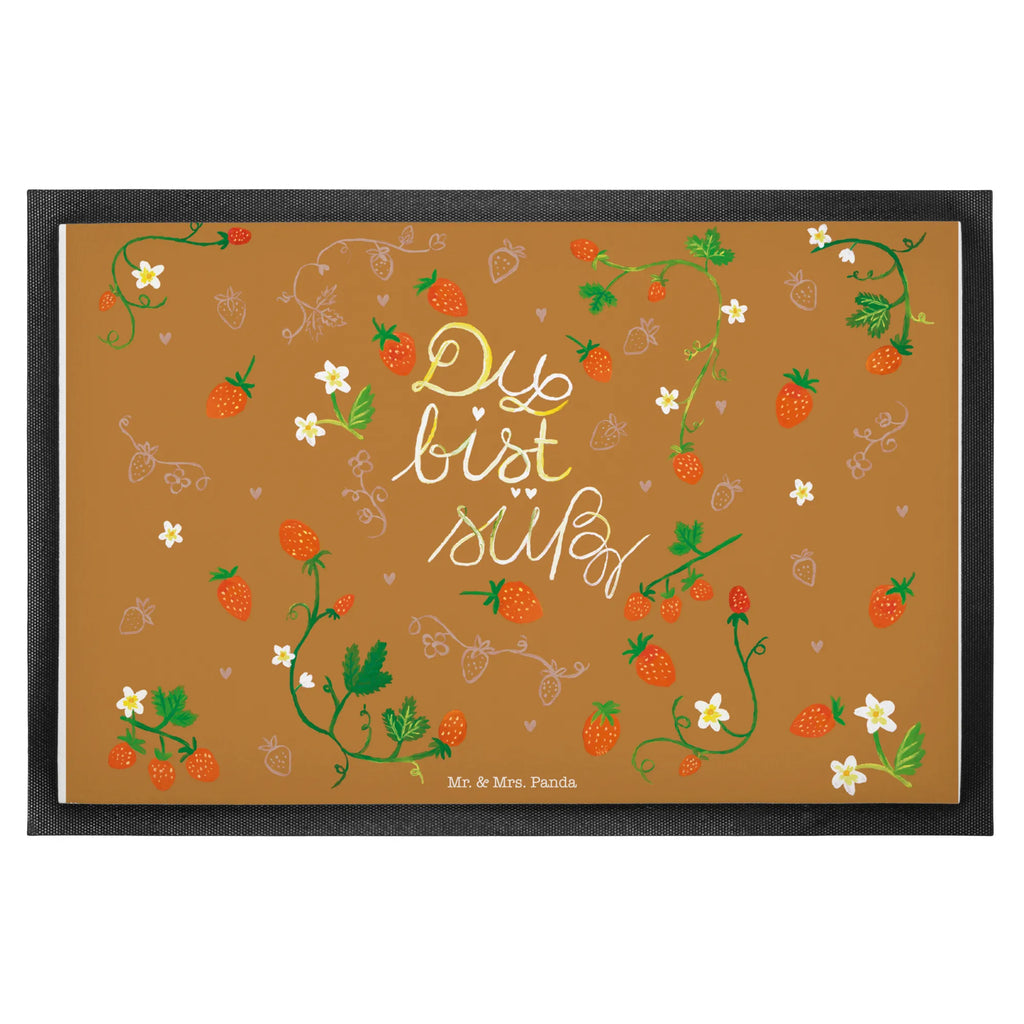 Doormat strawberries Sweet Nature, joy of life, love, strawberry, gift girlfriend, decoration, you are sweet, love quote, love saying, compliment, sweet, gift partner, anniversary