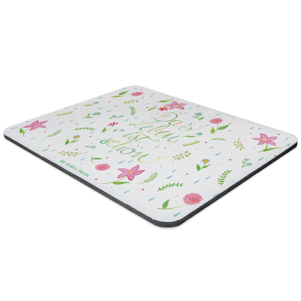 Mouse mat Flower Life Pad, PC, Student, Office, Study, Print, fun, Gift, Motif, mousepad, saying, Mouse Pad, Work, Mouse, Nature, joy of life, love, Flowers, Life is beautiful, Being happy, Motivation saying, Saying about life
