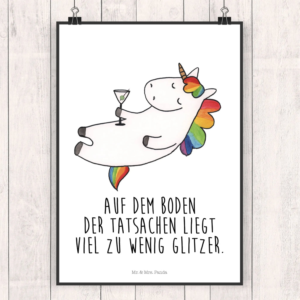Poster Einhorn Cocktail Mr. & Mrs. Panda Poster, wandkunst, Deko Bild, Wanddekoration, wanddruck, Bild, Posterdruck, Wandbild, Plakat, drucke, Bild für Wand, Designposter, Wandposter, kunstposter, grafikposter, kunstdruck poster, Wandschmuck, Kunstdruck, wanddeko, kunst für die wand, Poster, Wanddeko Bild, Einhorn Deko, Einhörner, Einhorn, Unicorn, Rum, Witzig, Geburtstag, Party, Spaß, Spruch, Glitzer, Sekt, Caipirinha, Cuba Libre, Freundin, Feiern, Lustig