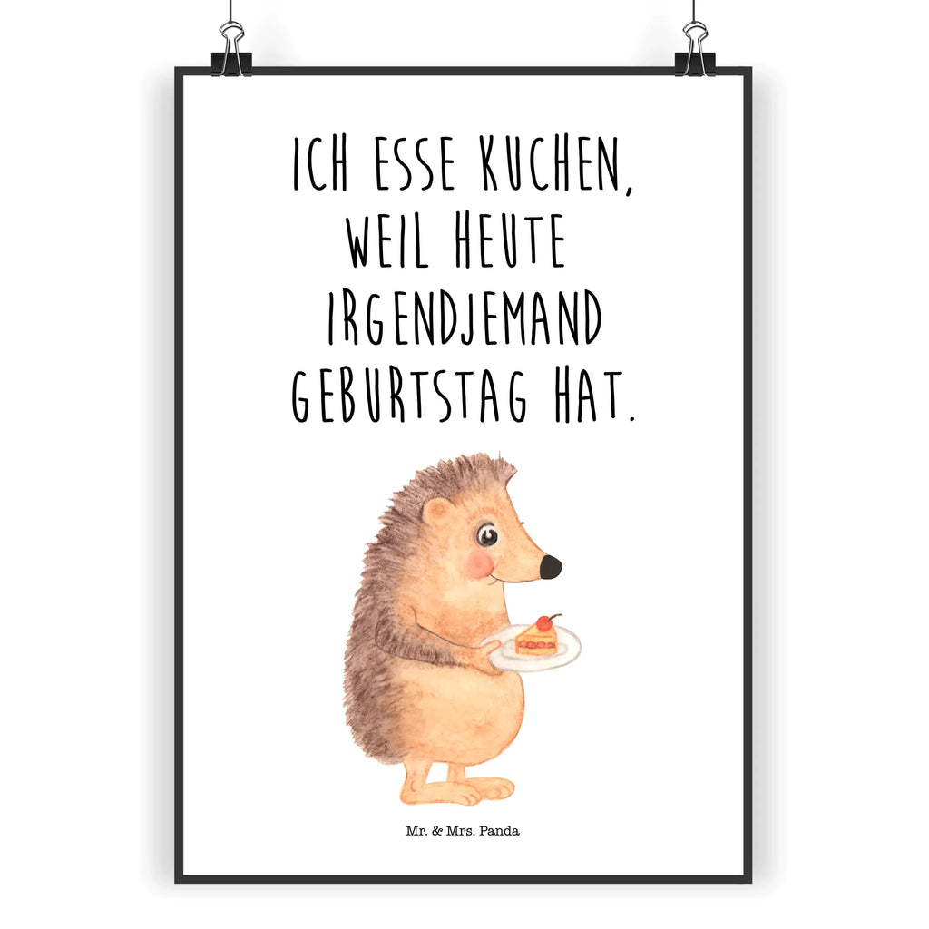 Poster Hedgehog piece of cake Wanddeko Bild, Mr. & Mrs. Panda Poster, Wanddeko, Wanddekoration, Designposter, Kinderposter, Raumdekoration, Kunstdruck, Wandposter, Handgemaltes Poster, Posterdruck, Küchenposter, Bild, Poster, Tiermotive, Gute Laune, lustige Sprüche, Tiere, Geburtstagskuchen, Einladung Party, Kuchen backen, Backen Geschenk, Torte, Kuchen, Essen Spruch, Igel