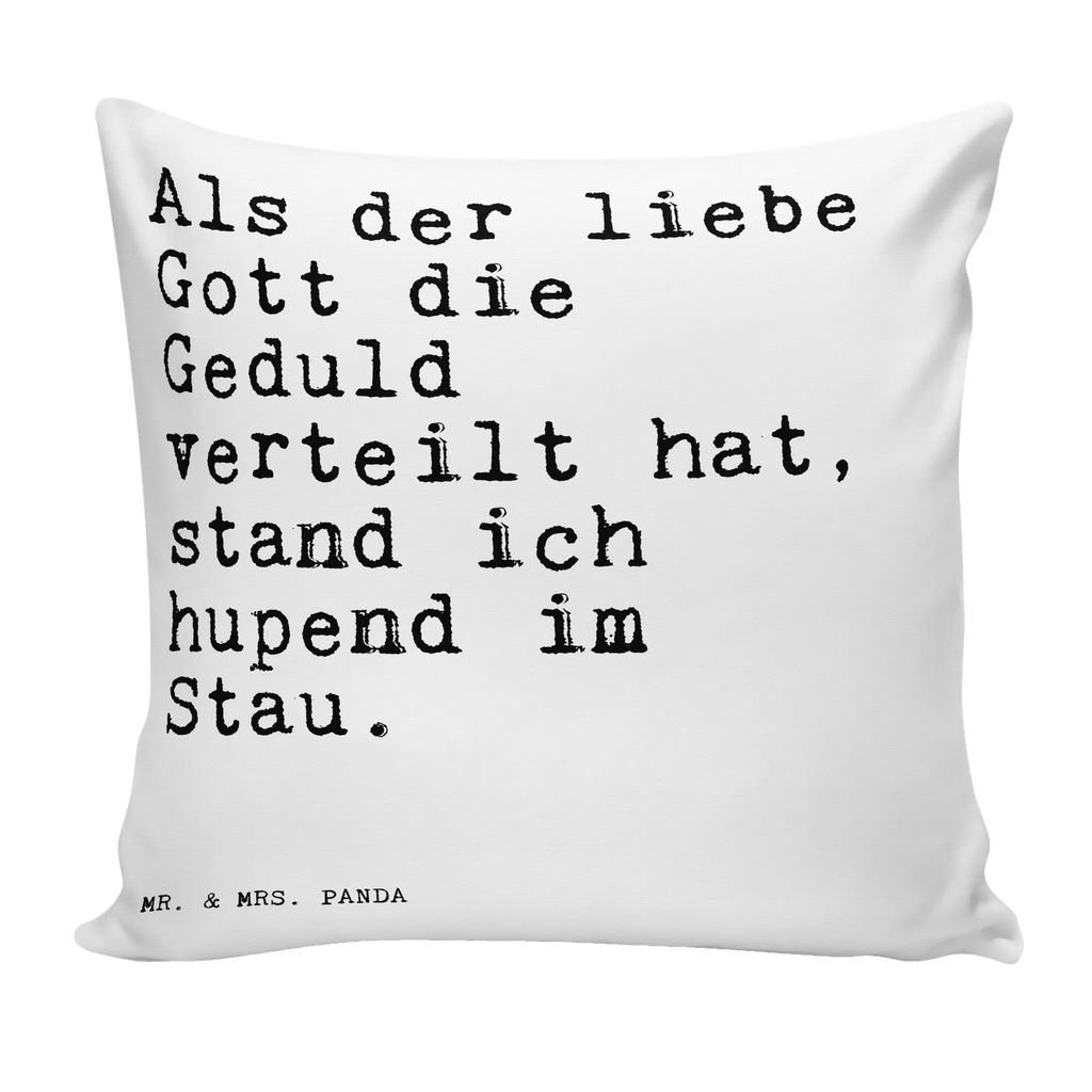 Cushion Als der liebe Gott... sofa, bed, couch, 40x40, pillows, Pillow, fluffy, pad, pillow case, bedroom, settee, 40 x 40, cushion, soft, saying, sayings, funny, wisdom, quotes, Sayings Proverbs Wisdom Quotes Funny Wisdom Words