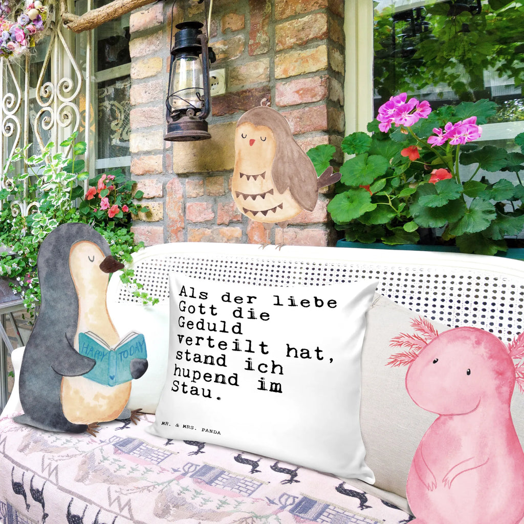 Cushion Als der liebe Gott... sofa, bed, couch, 40x40, pillows, Pillow, fluffy, pad, pillow case, bedroom, settee, 40 x 40, cushion, soft, saying, sayings, funny, wisdom, quotes, Sayings Proverbs Wisdom Quotes Funny Wisdom Words