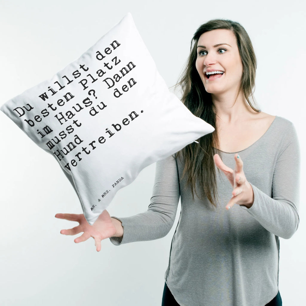 40x40 poduszka Du willst den besten... Przysłowie, przysłowia, zabawne przysłowia, mądrości, cytaty, prezenty z przysłowiami