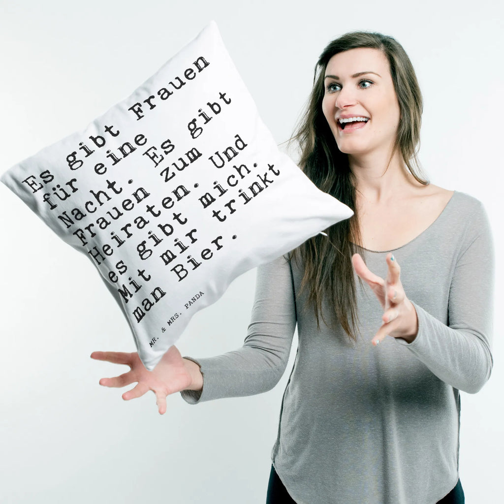Cushion Es gibt Frauen für... settee, pad, Pillow, cushion, fluffy, bed, pillow case, pillows, sofa, couch, 40 x 40, soft, bedroom, 40x40, saying, sayings, funny, wisdom, quotes, Sayings Proverbs Wisdom Quotes Funny Wisdom Words