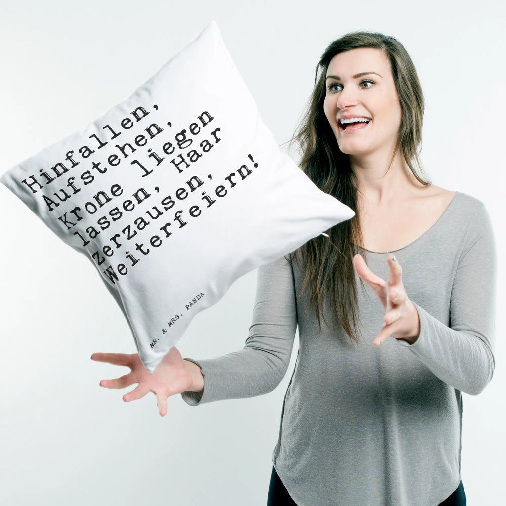 40x40 Kissen Sprüche und Zitate Hinfallen, Aufstehen, Krone liegen lassen, Haar zerzausen, Weiterfeiern! Sofakissen, sofakissen, Kissenhülle, Kissenhülle 40x40, Dekokissen Sofa, Sofakissen 40x40, Dekokissen, Kopfkissen 40x40, Zierkissen, Kissenbezüge, Kissen 40x40, Kopfkissen, Couchkissen, Dekokissen 40x40, Kissen, Kissen 40x40 Waschbar, sitzkissen, Motivkissen, Kissenbezug 40x40, Spruch, Sprüche, lustige Sprüche, Weisheiten, Zitate, Spruch Geschenke, Spruch Sprüche Weisheiten Zitate Lustig Weisheit Worte