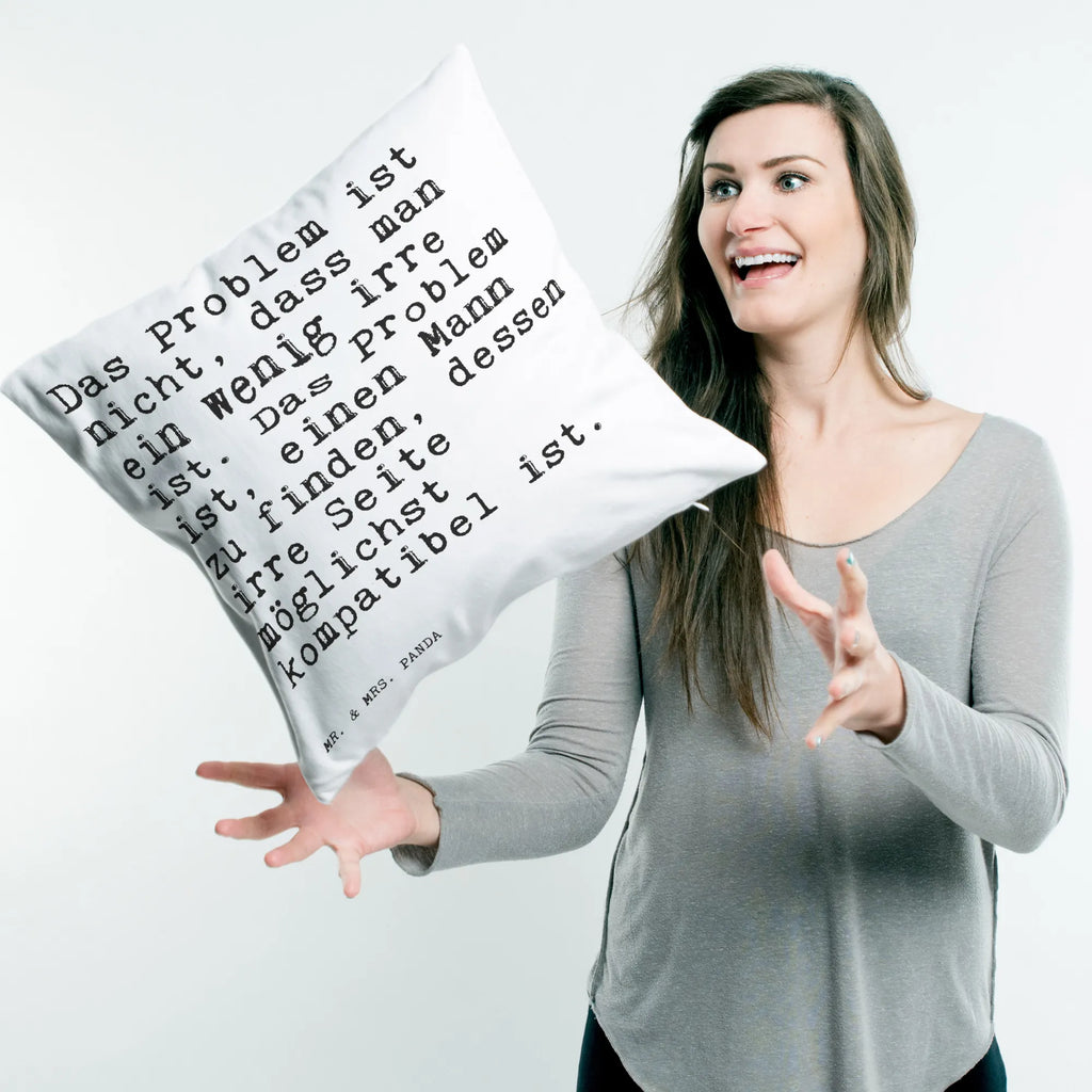 40x40 poduszka Das Problem ist nicht,... Przysłowie, przysłowia, zabawne przysłowia, mądrości, cytaty, prezenty z przysłowiami