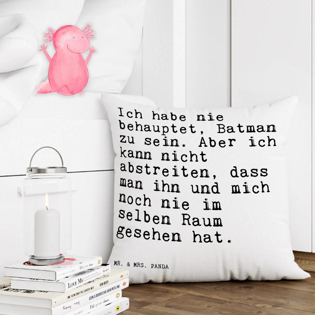 Cushion Ich habe nie behauptet,... sofa, settee, couch, cushion, 40 x 40, pillow case, bed, pad, 40x40, pillows, fluffy, bedroom, Pillow, soft, saying, sayings, funny, wisdom, quotes, Sayings Proverbs Wisdom Quotes Funny Wisdom Words
