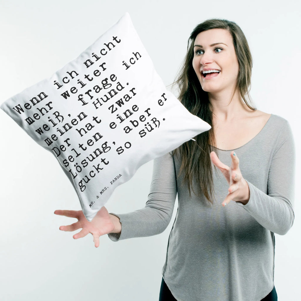 40x40 Kissen Sprüche und Zitate Wenn ich nicht mehr weiter weiß, frage ich meinen Hund. Der hat zwar selten eine Lösung, aber er guckt so süß. Kissenbezug 40x40, Kissen 40x40, sofakissen, Sofakissen, Kissenhülle 40x40, Kissen, Dekokissen Sofa, Motivkissen, Kissenhülle, Dekokissen, sitzkissen, Kopfkissen 40x40, Kissen 40x40 Waschbar, Kopfkissen, Couchkissen, Sofakissen 40x40, Zierkissen, Kissenbezüge, Dekokissen 40x40, Spruch, Sprüche, lustige Sprüche, Weisheiten, Zitate, Spruch Geschenke, Spruch Sprüche Weisheiten Zitate Lustig Weisheit Worte