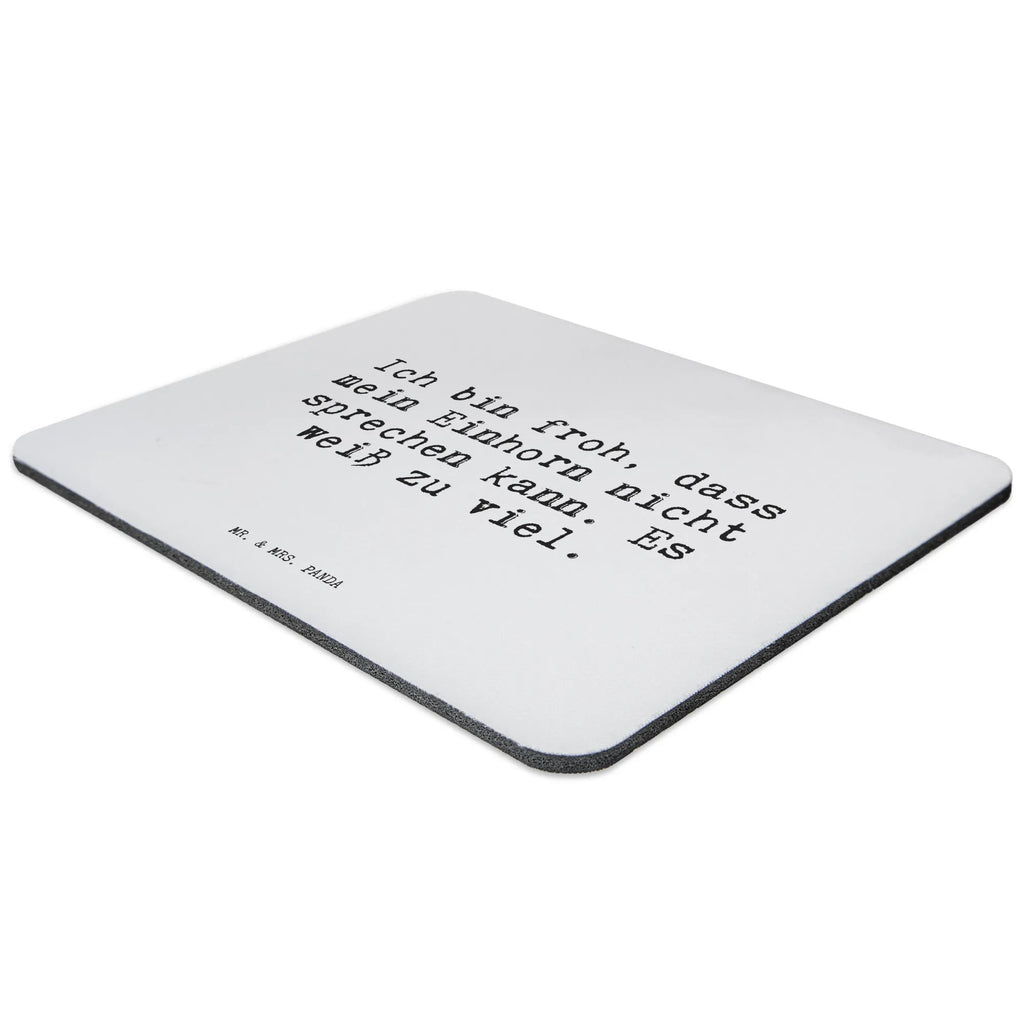 Mauspad Sprüche und Zitate Ich bin froh, dass mein Einhorn nicht sprechen kann. Es weiß zu viel. PC Zubehör, Mauspad Büro, Mausunterlage, Mousepad, Einzigartiges Mauspad, Designer Mauspad, Computer zubehör, Arbeitszimmer, Büroausstattung, Mauspad, Spruch, Sprüche, lustige Sprüche, Weisheiten, Zitate, Spruch Geschenke, Spruch Sprüche Weisheiten Zitate Lustig Weisheit Worte
