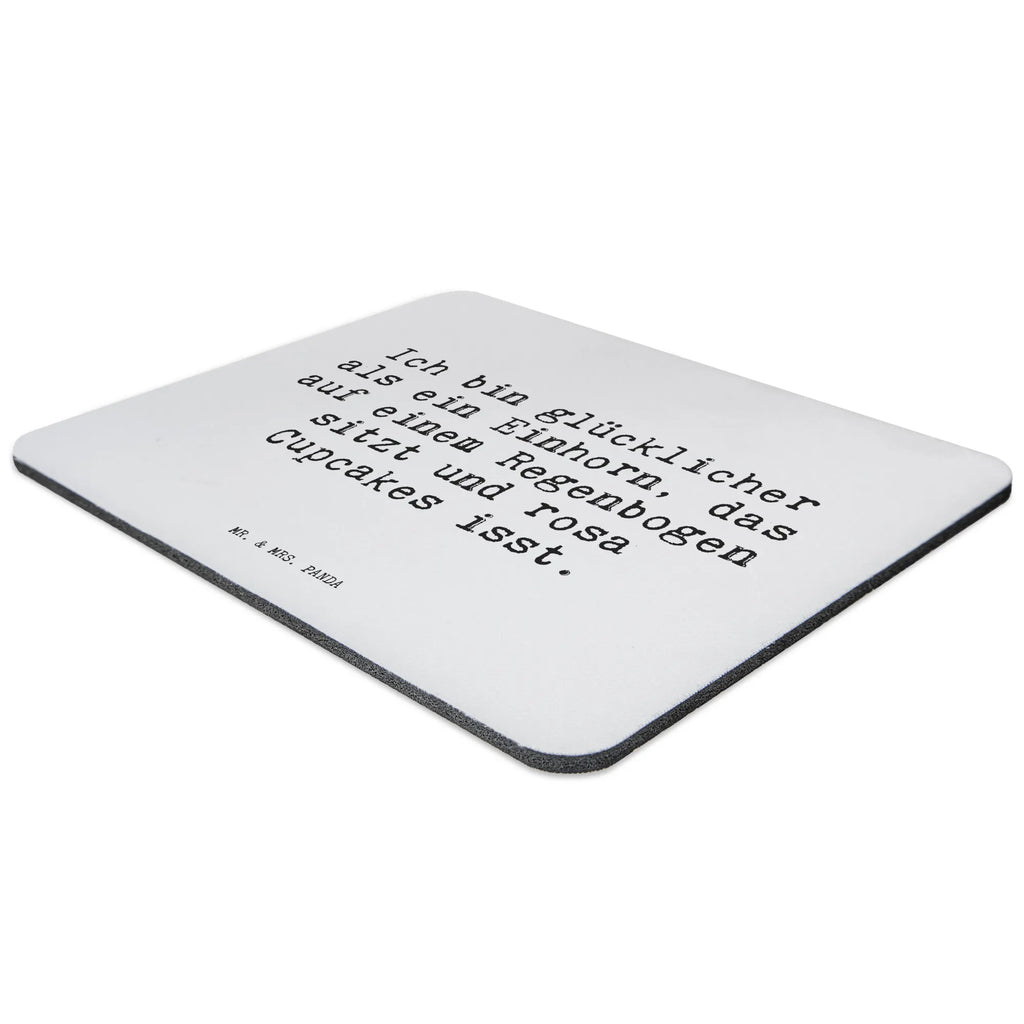 Mouse mat Ich bin glücklicher als... Work, Student, Study, Office, Motif, fun, Gift, Print, PC, Mouse Pad, mousepad, Pad, saying, Mouse, sayings, funny, wisdom, quotes, Sayings Proverbs Wisdom Quotes Funny Wisdom Words