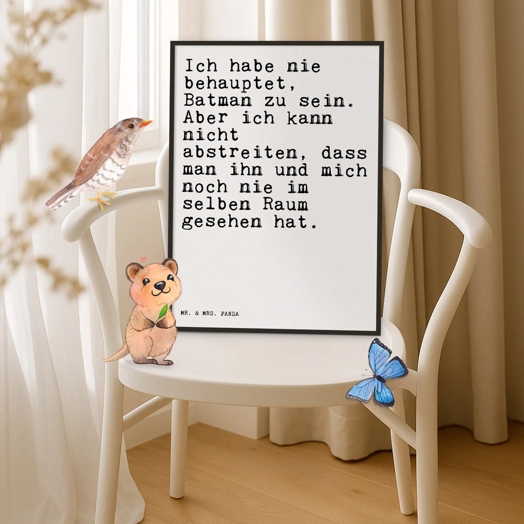 Poster Ich habe nie behauptet,... saying, sayings, funny, wisdom, quotes, Sayings Proverbs Wisdom Quotes Funny Wisdom Words