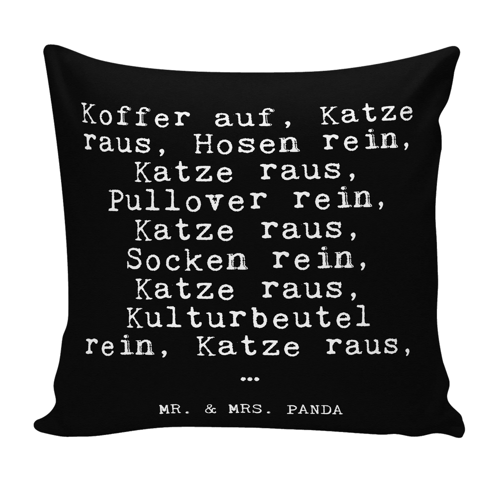 Cushion Koffer auf, Katze raus,... Kissenhülle, Kopfkissen, Sofakissen, Dekokissen, Motivkissen, sofakissen, sitzkissen, Kissen, Kissenbezüge, Kissenbezug 40x40, Kissen 40x40, Kissenhülle 40x40, Zierkissen, Couchkissen, Dekokissen Sofa, Sofakissen 40x40, Dekokissen 40x40, Kopfkissen 40x40, Kissen 40x40 Waschbar, Spruch, Sprüche, lustige Sprüche, Weisheiten, Zitate, Spruch Geschenke, Glizer Spruch Sprüche Weisheiten Zitate Lustig Weisheit Worte