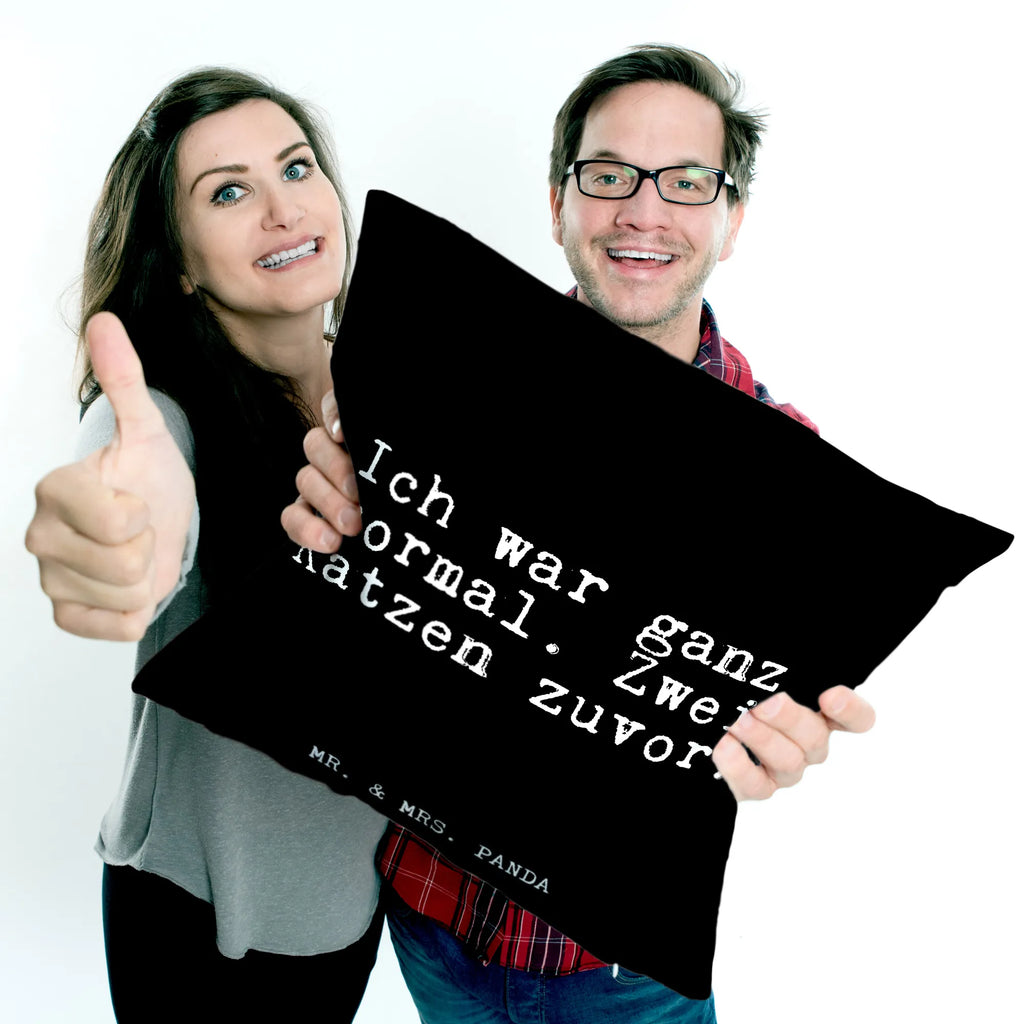 Cushion Ich war ganz normal.... bed, 40 x 40, sofa, fluffy, pad, Pillow, cushion, pillow case, soft, 40x40, pillows, couch, bedroom, settee, saying, sayings, funny, wisdom, quotes, Glizzer Spell Proverbs Wisdom Quotes Funny Wisdom Words