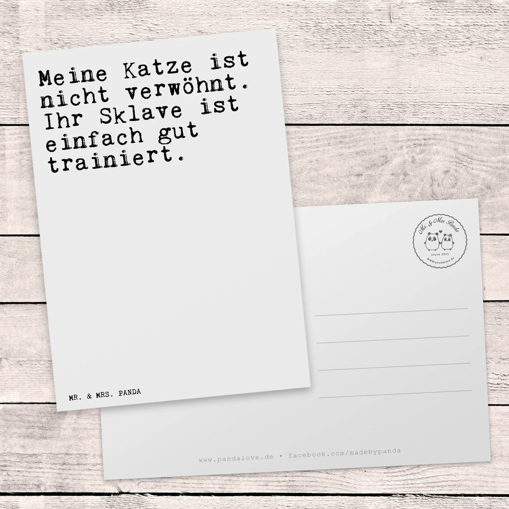 Pocztówka Meine Katze ist nicht... Ansichtskarten, Designkarte, Postkarte, Postkarten, Ansichtskarte, spruchkarte, kunstkarte, Kunstkarten, bildkarte, Grußkarte, Motivkarte, einzelkarte, Fotokarte, Sprüche, Lustige Sprüche, Weisheiten, Zitate, Spruch, Spruch Geschenke, Spruch Sprüche Weisheiten Zitate Lustig Weisheit Worte