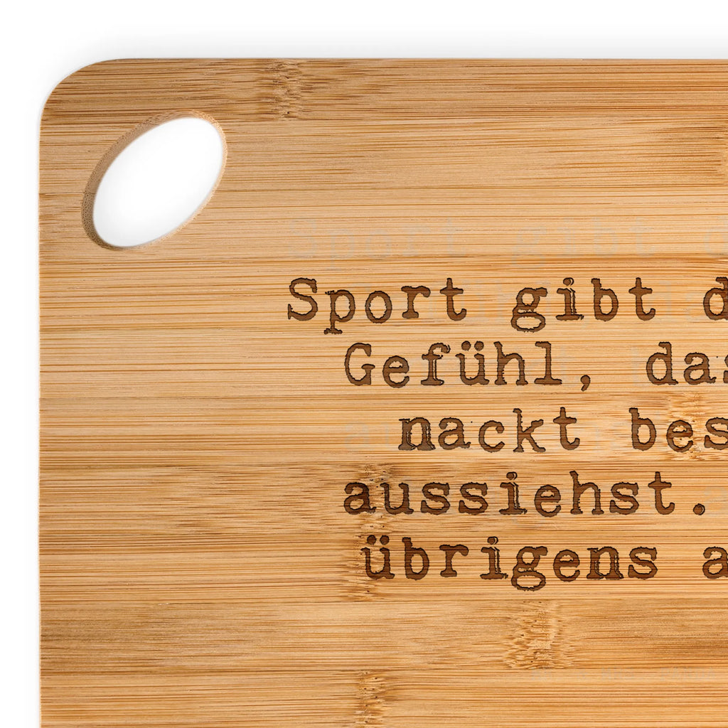 Holzbrett Sport gibt dir das... Holzbrett, Holzbrettchen, Brett, Schneidebrett, Hackbrett, Frühstücksbrett, Servierbrett, Küchenbrett, Spruch, Sprüche, lustige Sprüche, Weisheiten, Zitate, Spruch Geschenke, Spruch Sprüche Weisheiten Zitate Lustig Weisheit Worte