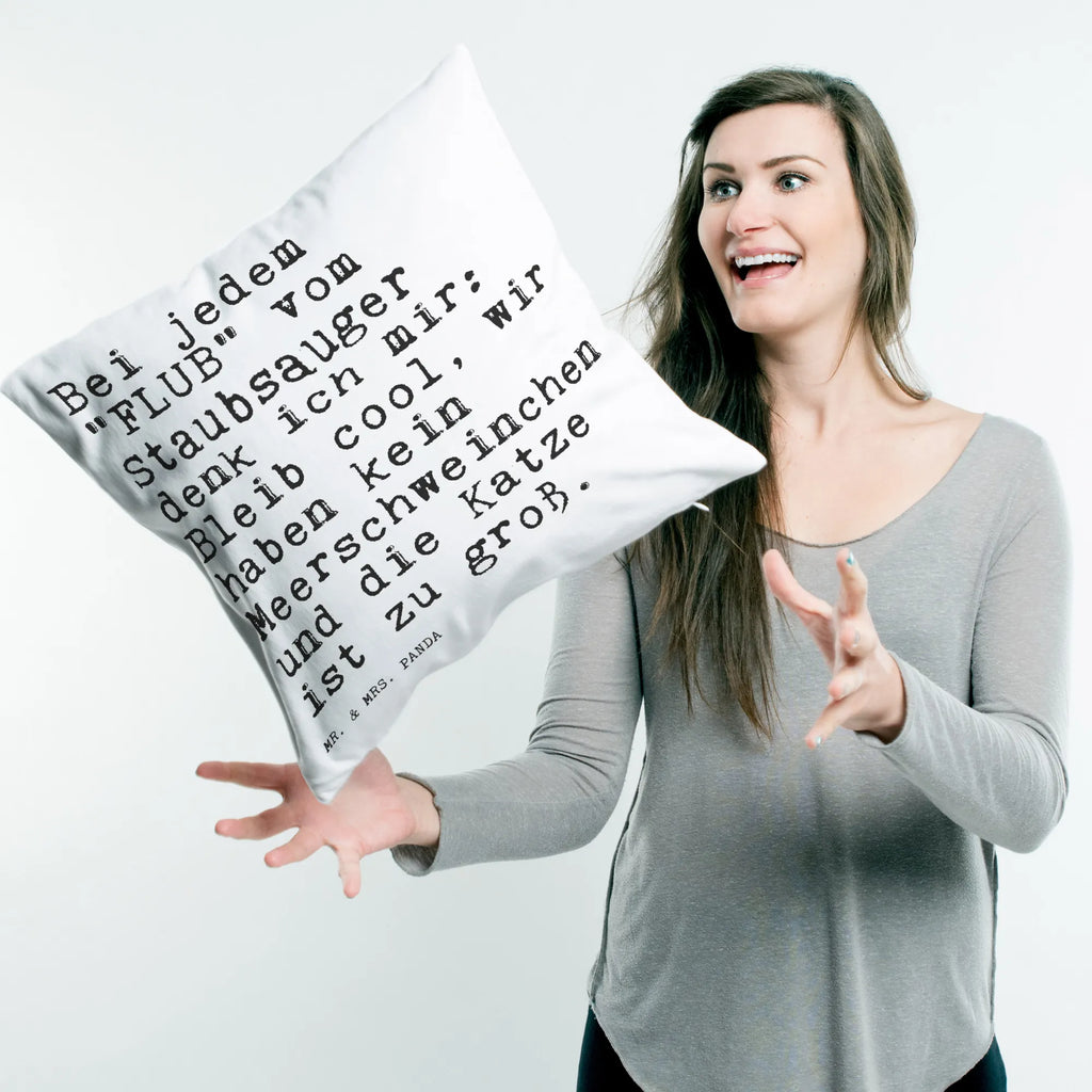 Cushion Bei jedem "FLUB" vom... bed, 40x40, sofa, 40 x 40, pillow case, soft, cushion, pad, Pillow, settee, pillows, couch, bedroom, fluffy, saying, sayings, funny, wisdom, quotes, Sayings Proverbs Wisdom Quotes Funny Wisdom Words